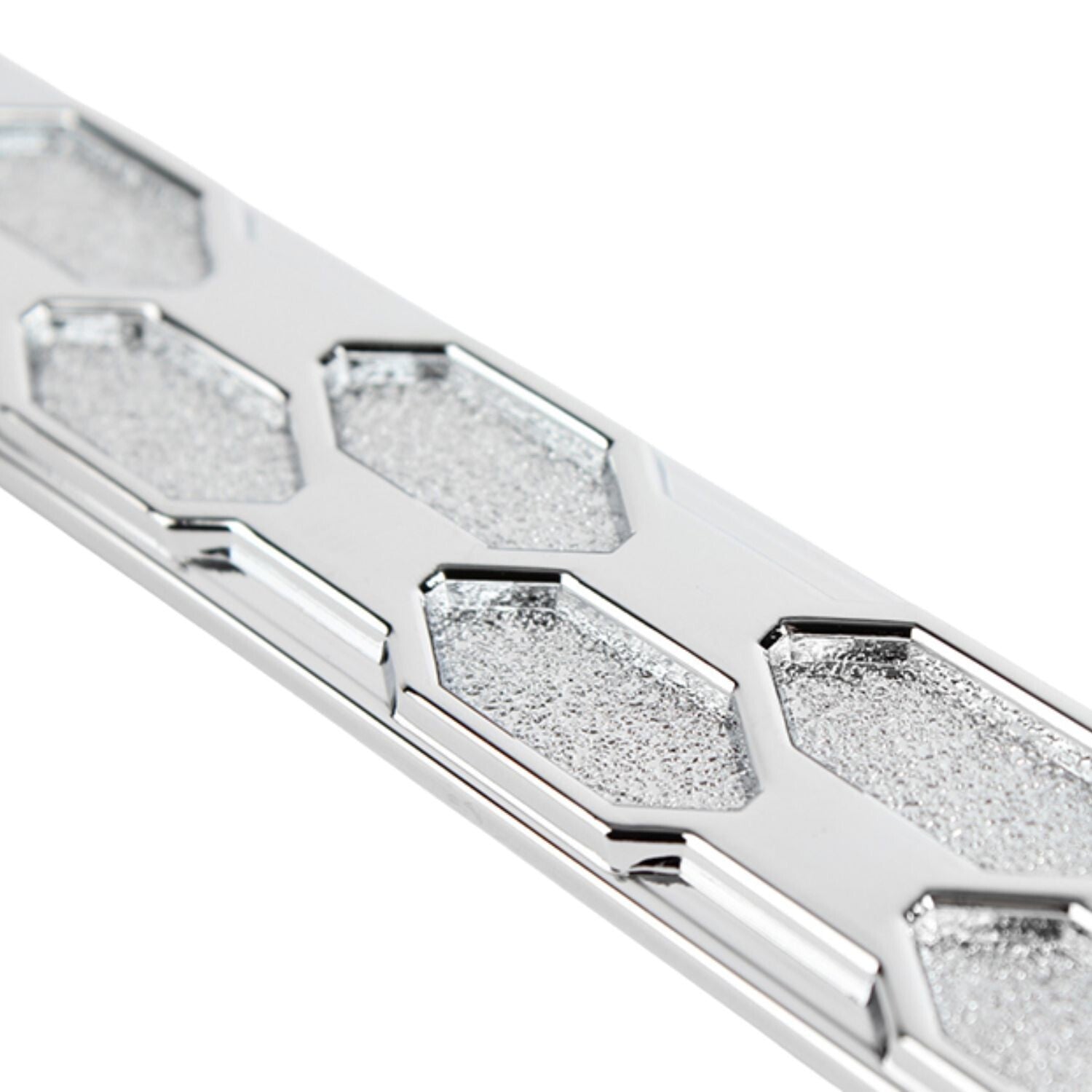 Passend für Hyundai Santafe-DM 2012–2015 Chrom Rücklicht Rahmen 3-teilig