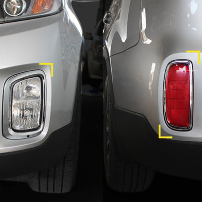 Passend für Kia Sorento 2012-2014 Chrom Nebelscheinwerfer Rahmen Abdeckung 4PCS