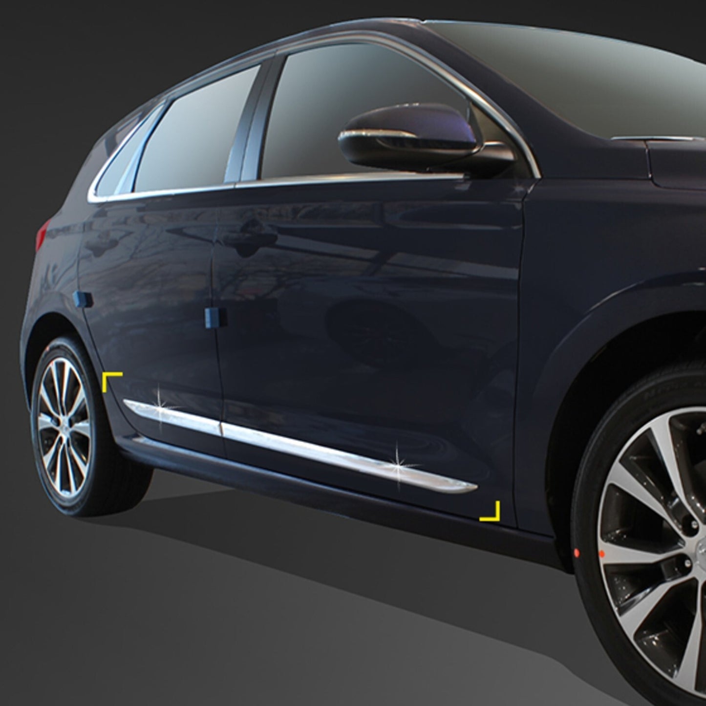 Hyundai i30 PD 2016-2020 Chrom Seitenleiste