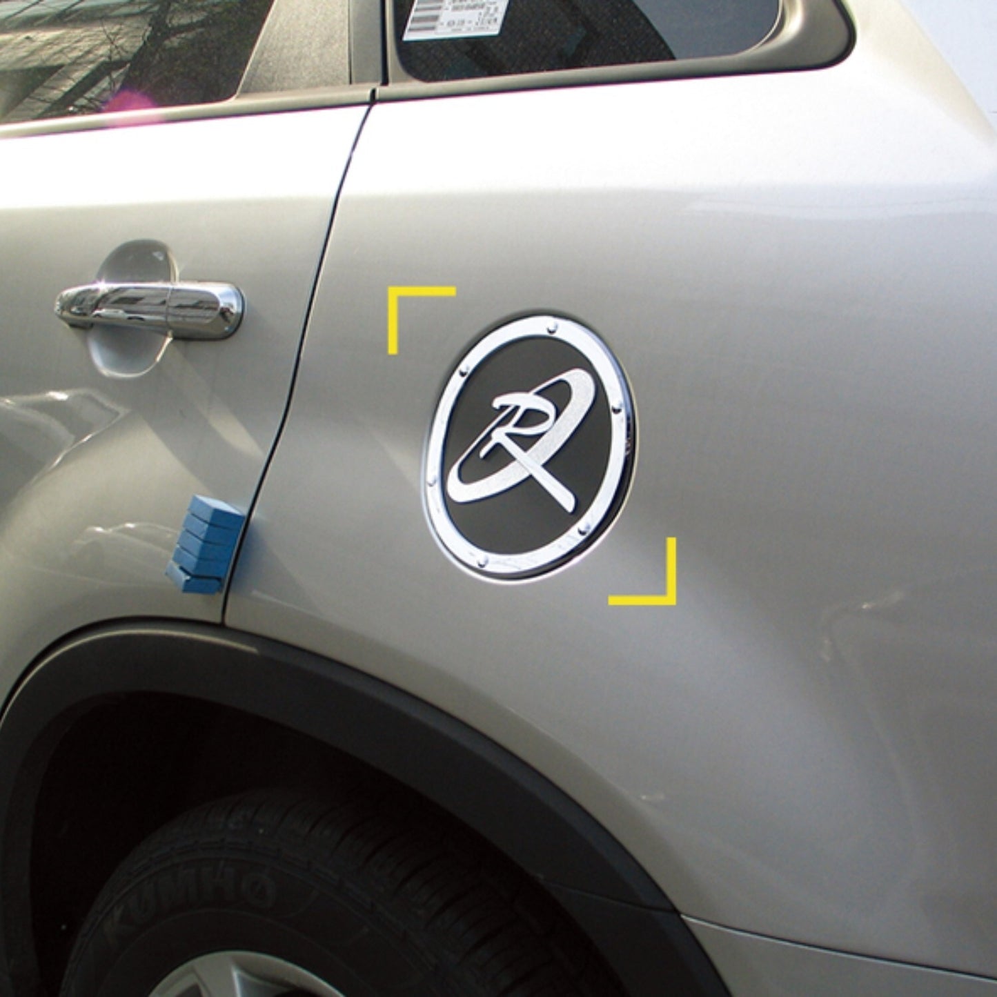 Passend für Kia Sorento-R 2012–2014 Chrom ABS Tankdeckel Kappe