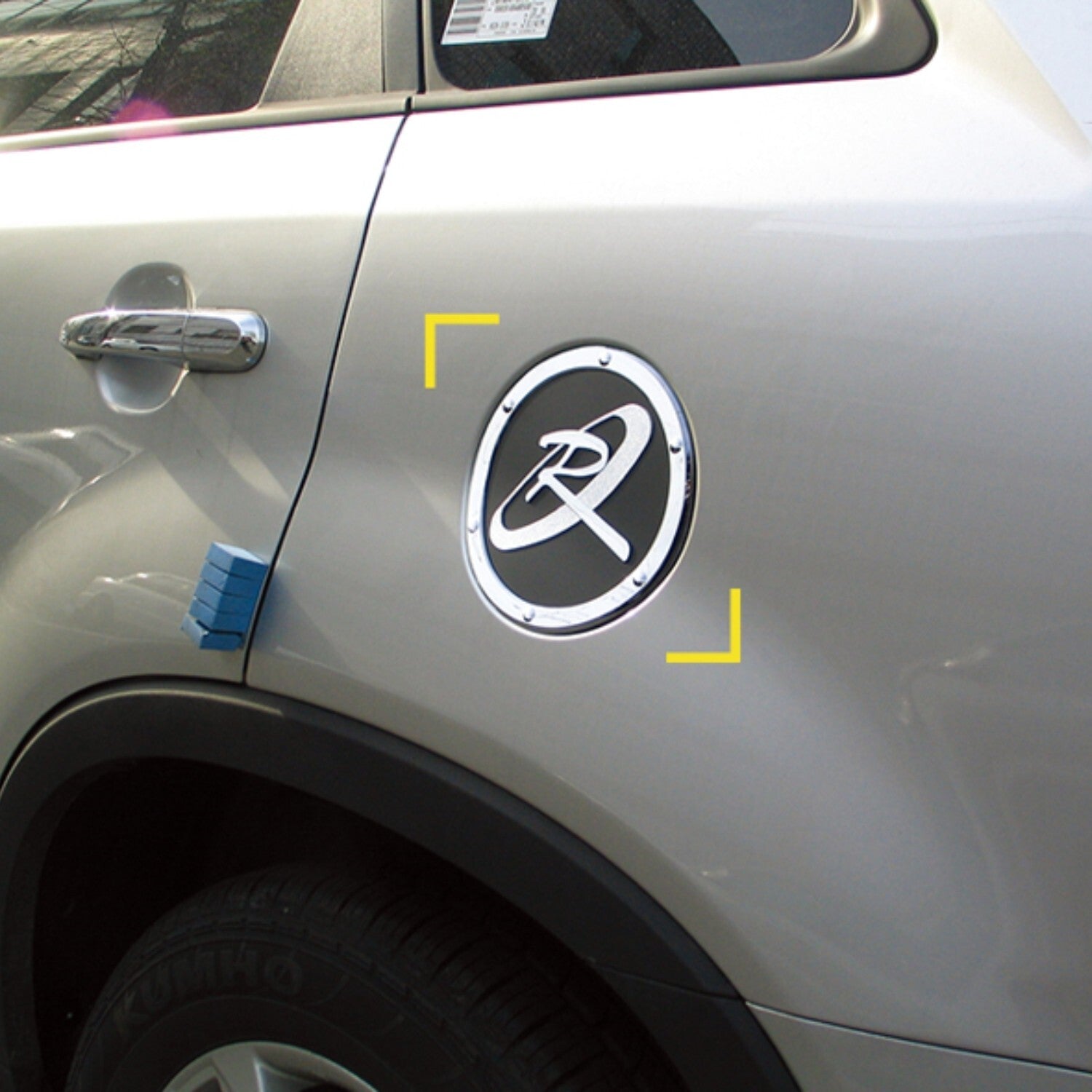 Passend für Kia Sorento-R 2012–2014 Chrom ABS Tankdeckel Kappe