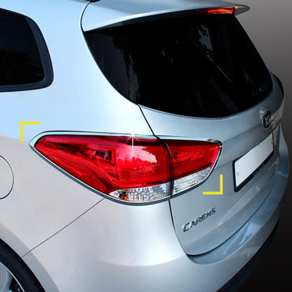 Chrom Rücklicht Rahmen Abdeckung Passend für Kia Carens 2013–2018