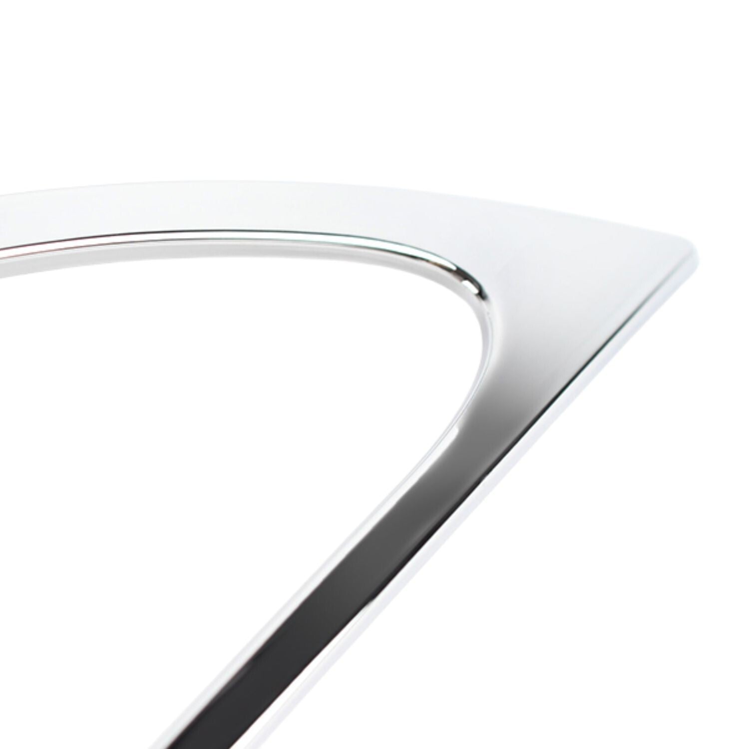 Passend für Hyundai Santafe-DM 2012–2015 Chrom Rücklicht Rahmen 3-teilig