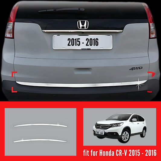 Chrom Heckklappen Zierleiste Passend für Honda CR-V 2015–2016