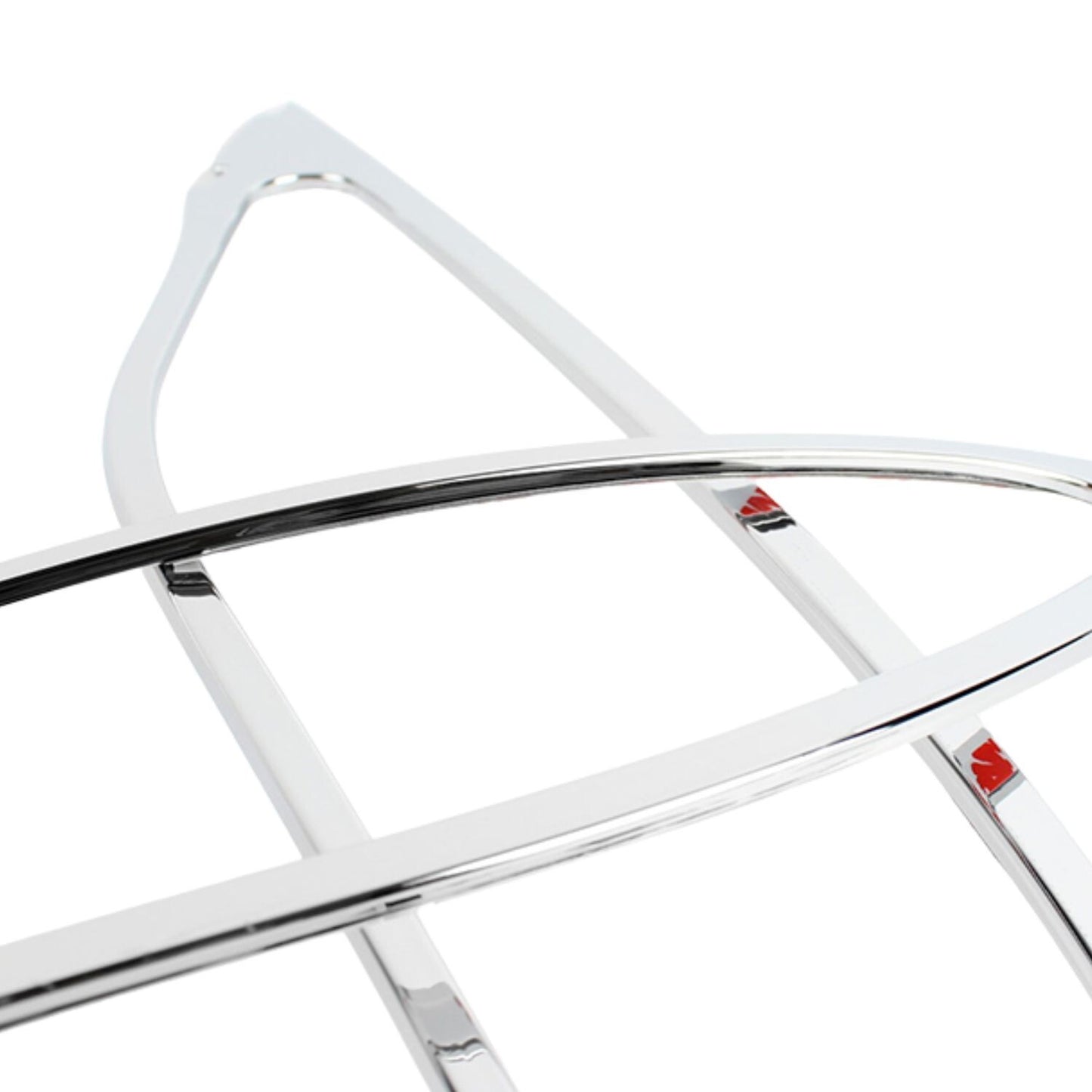 Passend für Hyundai Santafe-DM 2012–2015 Chrom Rücklicht Rahmen 3-teilig