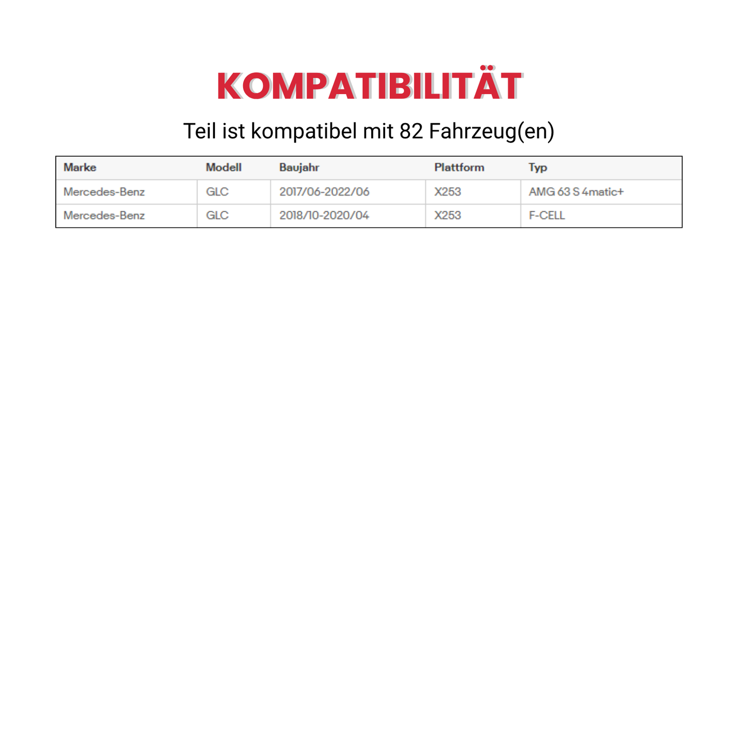 Carbon Look Mittelkonsole Abdeckung passend für Mercedes C W205 GLC X253 2019-20