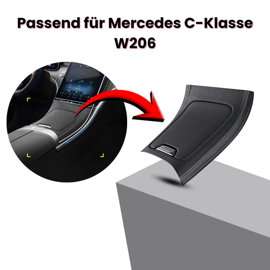 Mittelkonsole Abdeckung Kunstleder passend für Mercedes C-Klasse W206 2022-2025
